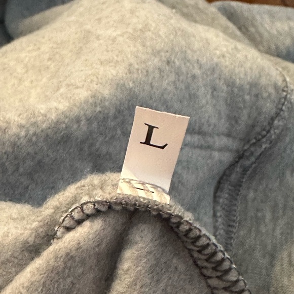 NEW Triple Heart Gray Hoodie Sweatshirt size Large - Picture 9 of 9